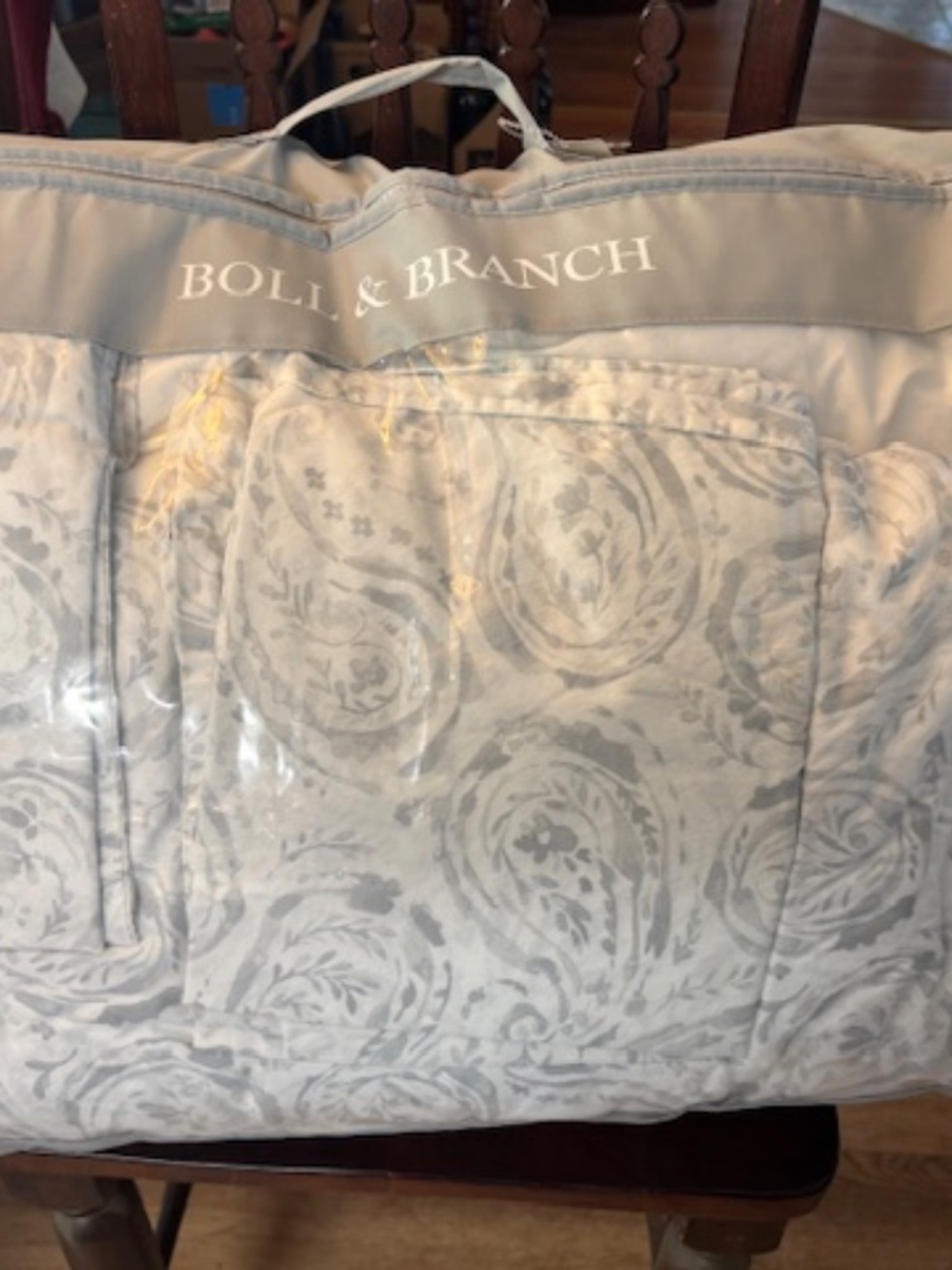 Boll & Branch - 100% organic cotton CA King -Duvet/duvet cover & 2 shams